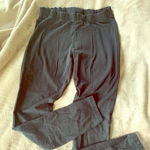 Black stretch leggings